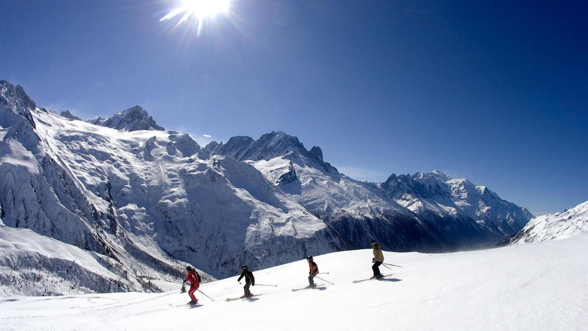 Batiment F - A Chamonix Mont Blanc Panorama Apartment Bagian luar foto